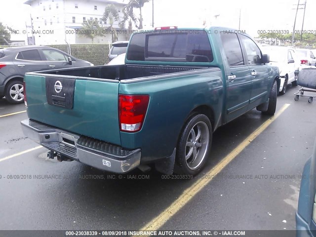 1N6AA07A67N244066 - 2007 NISSAN TITAN XE/SE/LE GREEN photo 4