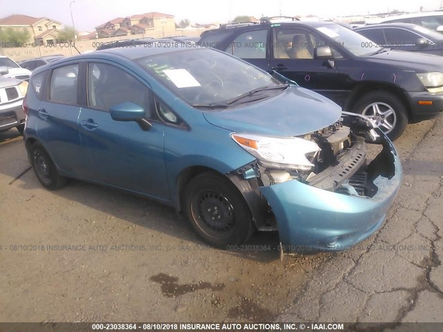 3N1CE2CP7FL370900 - 2015 NISSAN VERSA NOTE S/S PLUS/SV/SL/SR BLUE photo 1