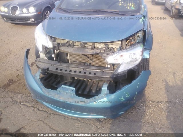 3N1CE2CP7FL370900 - 2015 NISSAN VERSA NOTE S/S PLUS/SV/SL/SR BLUE photo 6