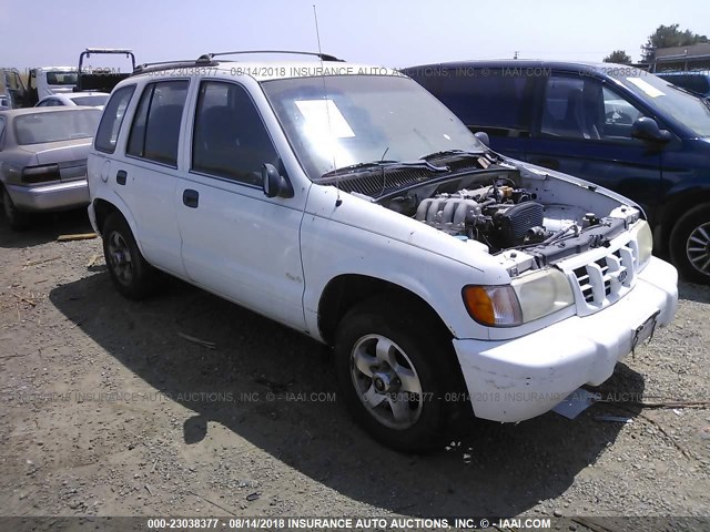 KNDJA723215050792 - 2001 KIA SPORTAGE WHITE photo 1