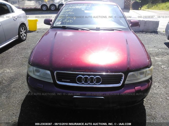 WAUDC68D21A127697 - 2001 AUDI A4 1.8T QUATTRO RED photo 6