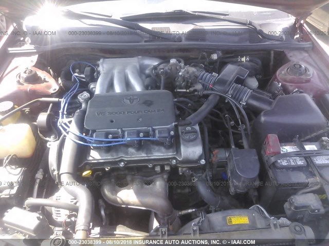 JT2BF28K4W0115159 - 1998 TOYOTA CAMRY LE/XLE 勃艮第红 照片 10