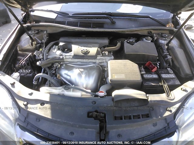 4T1BF1FK5GU556907 - 2016 TOYOTA CAMRY LE/XLE/SE/XSE BLACK photo 10