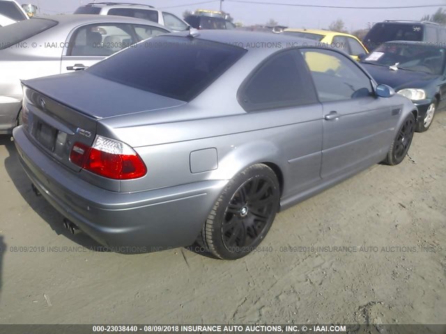 WBSBL93404PN58312 - 2004 BMW M3 GRAY photo 4