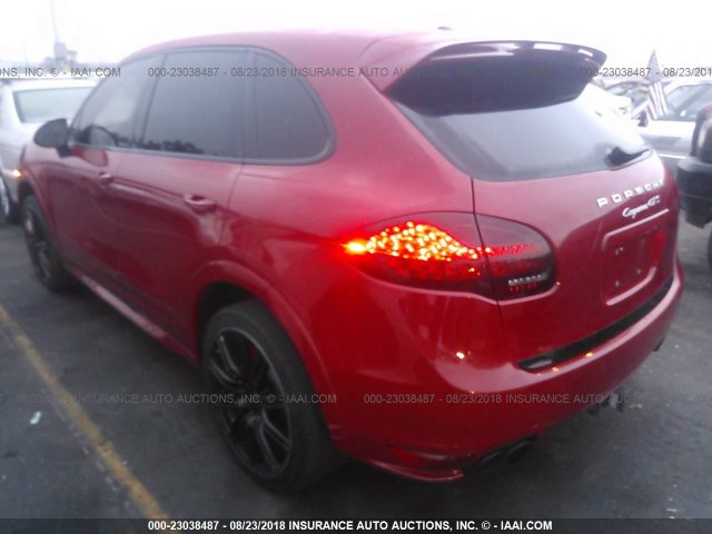 WP1AD2A21DLA77158 - 2013 PORSCHE CAYENNE GTS RED photo 3