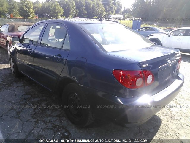 JTDBR32E060080174 - 2006 TOYOTA COROLLA CE/LE Dark Blue photo 3