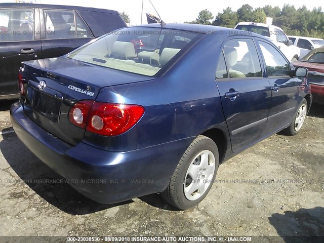 JTDBR32E060080174 - 2006 TOYOTA COROLLA CE/LE Dark Blue photo 4