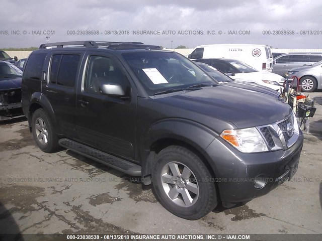 5N1AR18U18C619803 - 2008 NISSAN PATHFINDER S/LE/SE GRAY photo 1