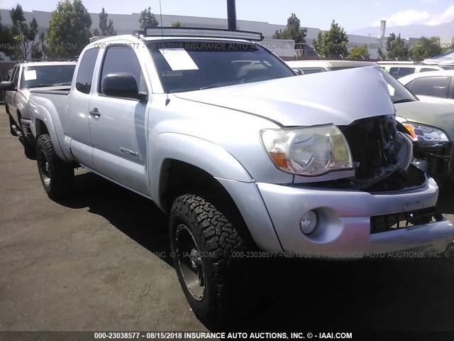 5TEUU42N67Z328782 - 2007 TOYOTA TACOMA ACCESS CAB Күміс фото 1