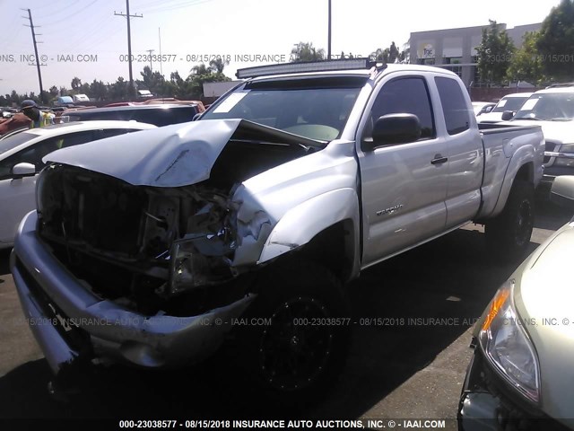 5TEUU42N67Z328782 - 2007 TOYOTA TACOMA ACCESS CAB Күміс фото 2