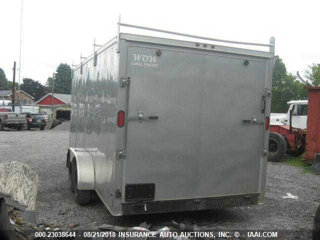 53NBE1624G1046433 - 2016 DIAMOND ENCLOSED CARGO  WHITE photo 3