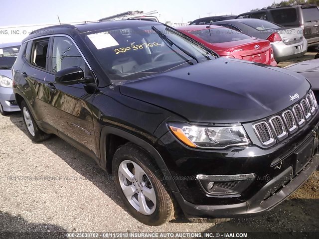 3C4NJDBBXJT306135 - 2018 JEEP COMPASS LATITUDE 黑色 照片 1