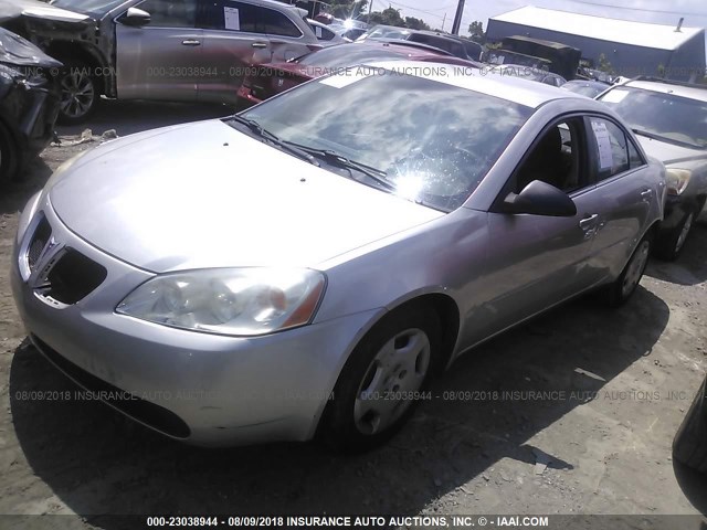 1G2ZF58B074168916 - 2007 PONTIAC G6 VALUE LEADER/BASE SILVER photo 2