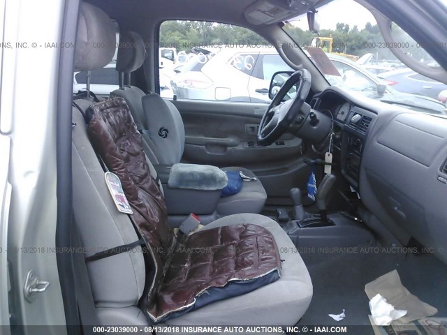 5TEHN72N73Z245324 - 2003 TOYOTA TACOMA DOUBLE CAB ვერცხლისფერი ფოტო 5