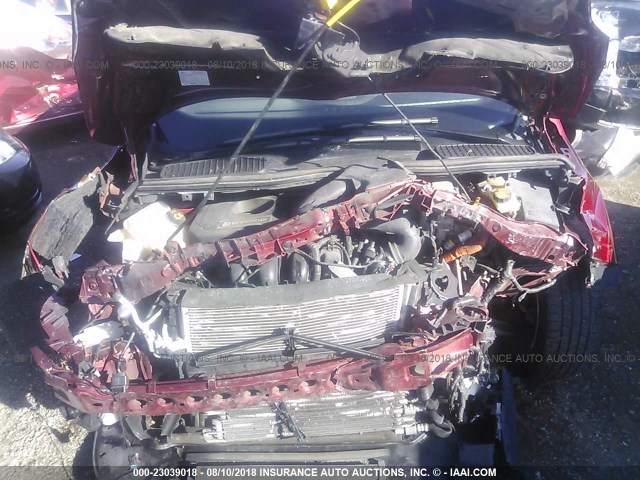 1FADP5BU4DL552301 - 2013 FORD C-MAX SEL წითელი ფოტო 10