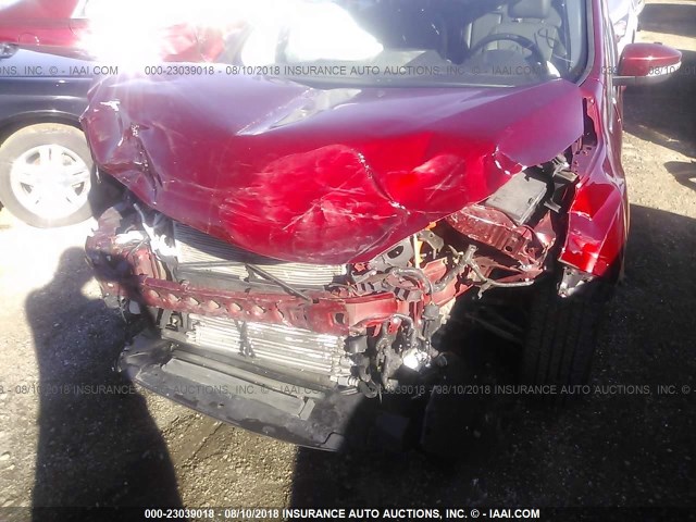 1FADP5BU4DL552301 - 2013 FORD C-MAX SEL წითელი ფოტო 6