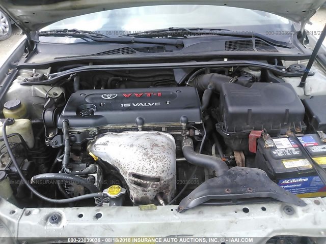 4T1BE32K13U136043 - 2003 TOYOTA CAMRY LE/XLE/SE 银色 照片 10