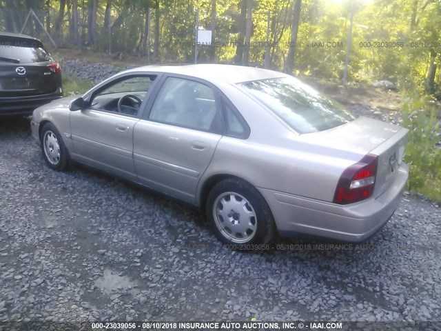 YV1TS92D021258179 - 2002 VOLVO S80 TAN photo 3