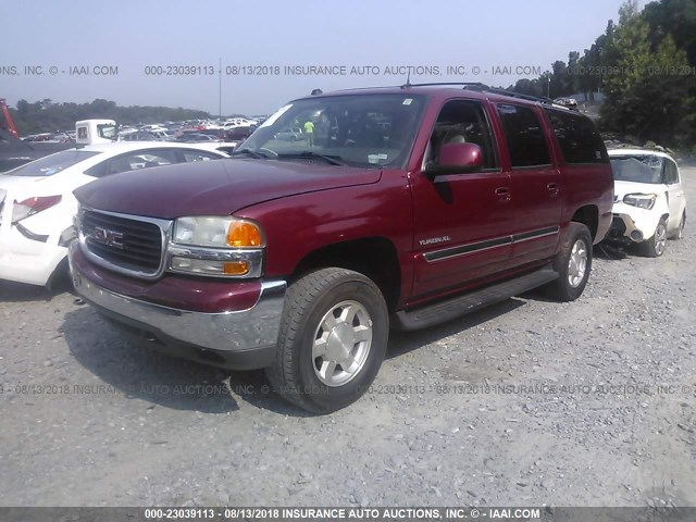 1GKEC16Z84J171799 - 2004 GMC YUKON XL C1500 RED photo 2