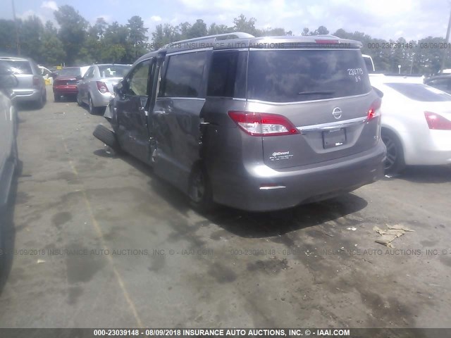 JN8AE2KP7G9153366 - 2016 NISSAN QUEST S/SV/SL/PLATINUM 灰色 照片 3