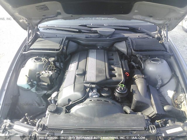 WBADT43423G025666 - 2003 BMW 525 I AUTOMATIC GRAY photo 10