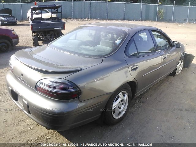 1G2WK52JX1F224113 - 2001 PONTIAC GRAND PRIX SE 灰色 照片 4