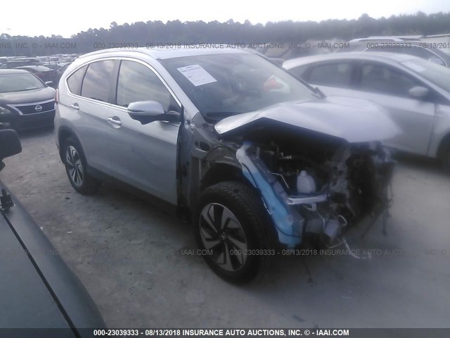 5J6RM3H90GL014547 - 2016 HONDA CR-V TOURING SILVER photo 1