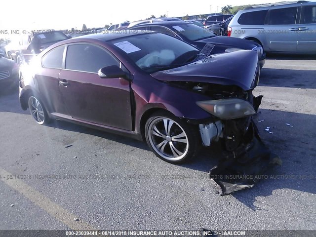 JTKDE177060087282 - 2006 TOYOTA SCION TC 勃艮第红 照片 1