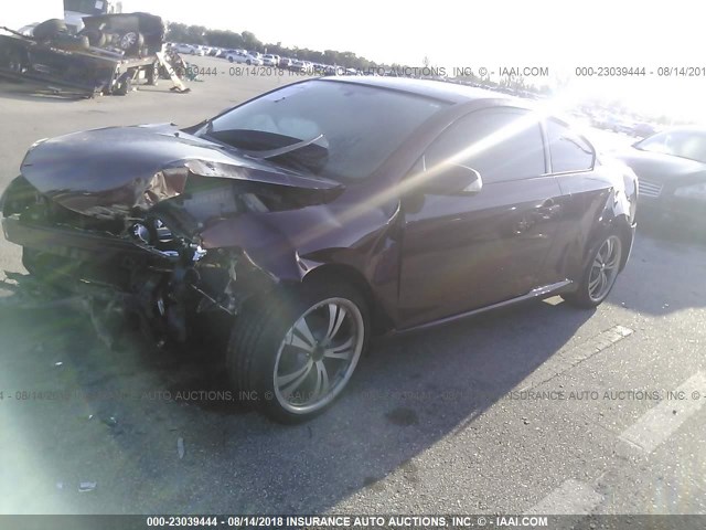JTKDE177060087282 - 2006 TOYOTA SCION TC 勃艮第红 照片 2
