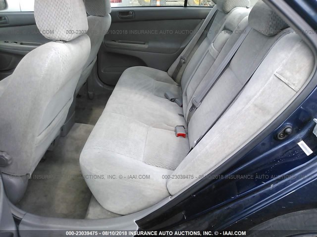 4T1BF32K93U044434 - 2003 TOYOTA CAMRY LE/XLE/SE Mavi foto 8