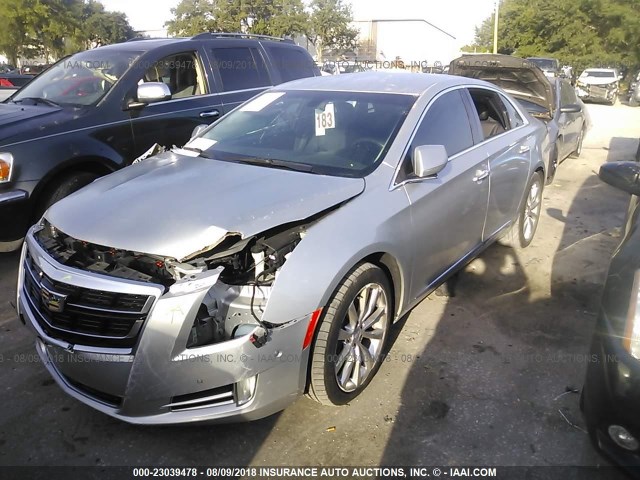 2G61M5S37G9153412 - 2016 CADILLAC XTS LUXURY COLLECTION SILVER photo 2