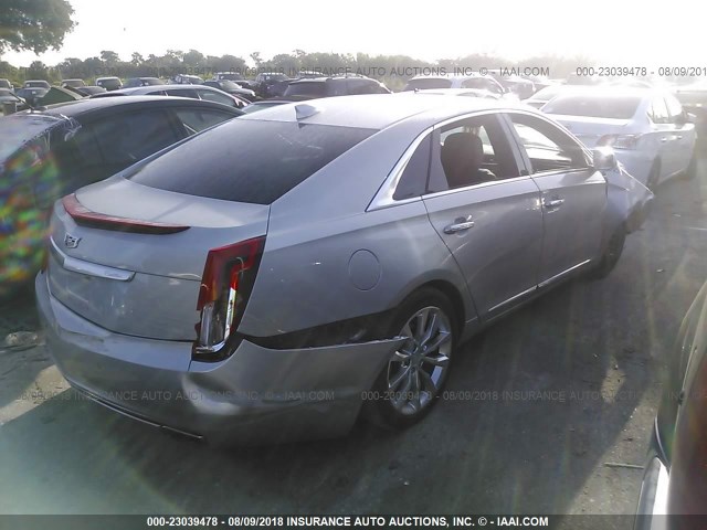 2G61M5S37G9153412 - 2016 CADILLAC XTS LUXURY COLLECTION SILVER photo 4