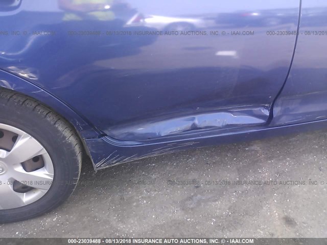 4T1BE46K37U106290 - 2007 TOYOTA CAMRY NEW GENERAT CE/LE/XLE/SE BLUE photo 6