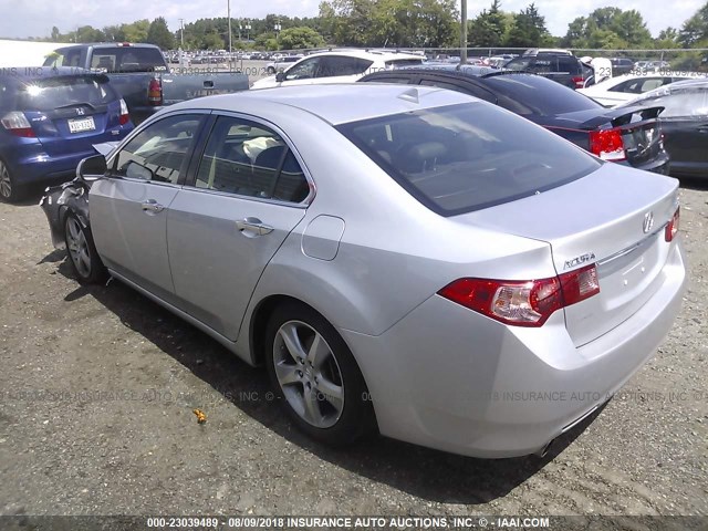 JH4CU2F66DC011449 - 2013 ACURA TSX TECH SILVER photo 3