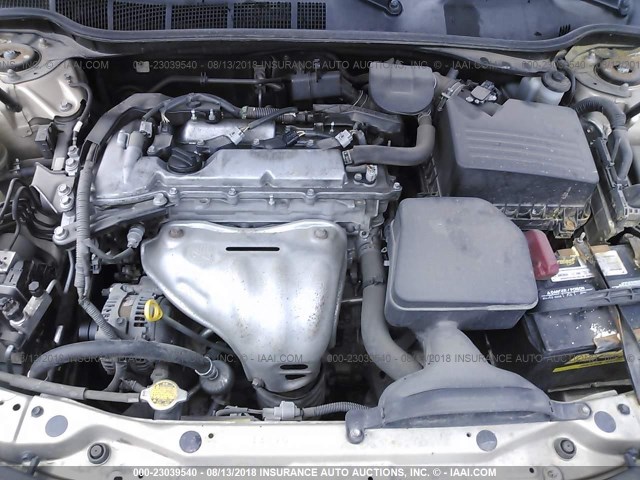 4T1BF3EK7AU025390 - 2010 TOYOTA CAMRY SE/LE/XLE თაფლისფერი ფოტო 10