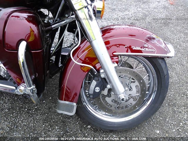 1HD1FC418AB619036 - 2010 HARLEY-DAVIDSON FLHTCU BURGUNDY photo 5