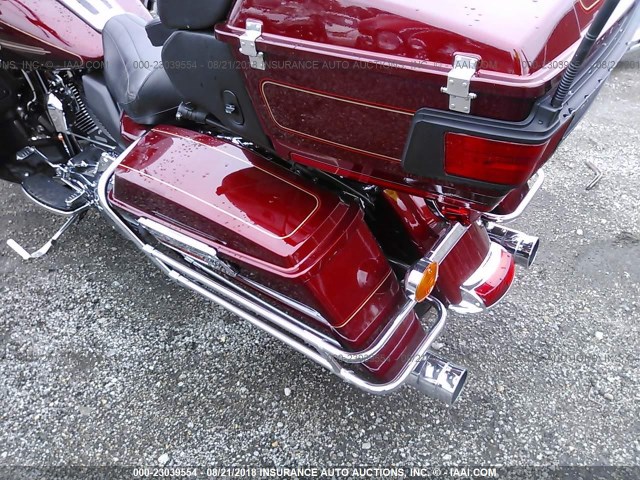 1HD1FC418AB619036 - 2010 HARLEY-DAVIDSON FLHTCU BURGUNDY photo 6