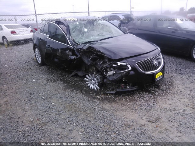 2G4GR5EK6C9112092 - 2012 BUICK REGAL BLACK photo 1