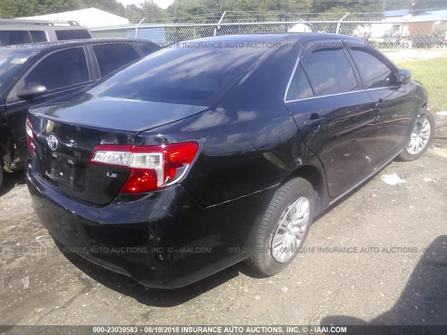 4T1BF1FKXEU467315 - 2014 TOYOTA CAMRY L/SE/LE/XLE 黑色 照片 4