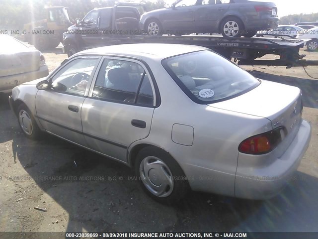 2T1BR12E2XC137888 - 1999 TOYOTA COROLLA VE/CE/LE SILVER photo 3