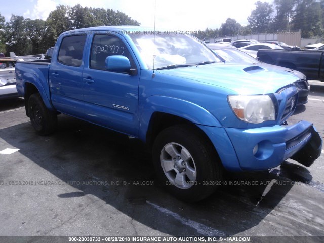 3TMJU62N87M048826 - 2007 TOYOTA TACOMA DOUBLE CAB PRERUNNER BLUE photo 1