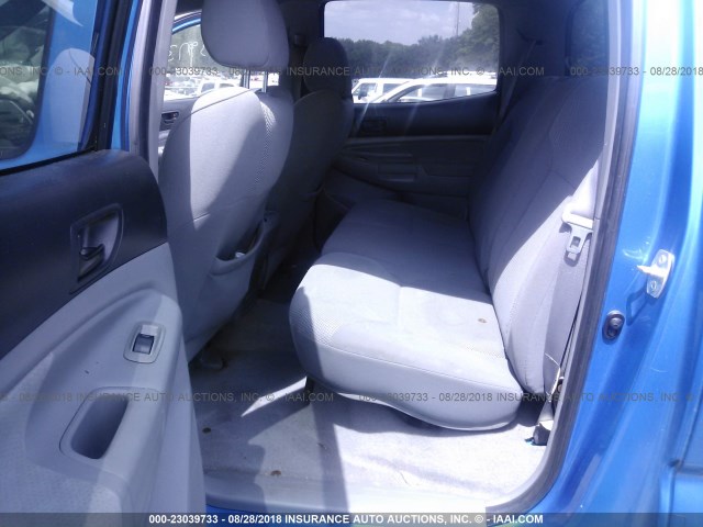 3TMJU62N87M048826 - 2007 TOYOTA TACOMA DOUBLE CAB PRERUNNER BLUE photo 8