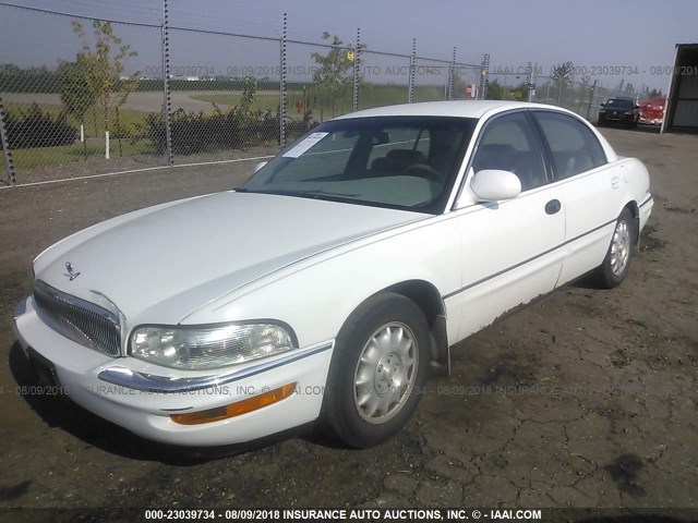 1G4CW52K9X4657529 - 1999 BUICK PARK AVENUE  WHITE photo 2