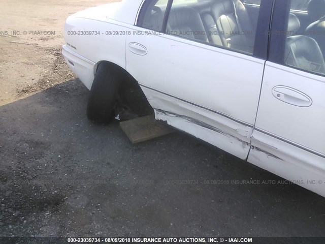 1G4CW52K9X4657529 - 1999 BUICK PARK AVENUE  WHITE photo 6