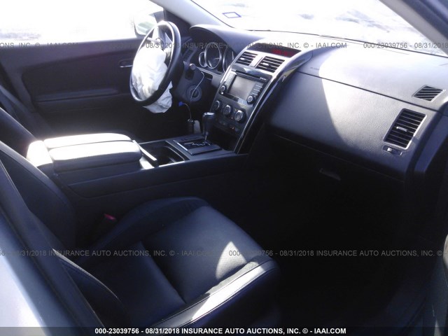 JM3TB2CA1E0439097 - 2014 MAZDA CX-9 TOURING SILVER photo 5