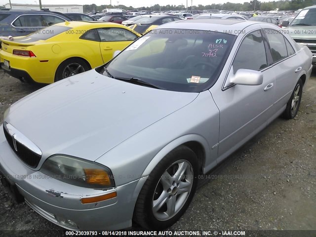 1LNHM87A01Y711992 - 2001 LINCOLN LS SILVER photo 2