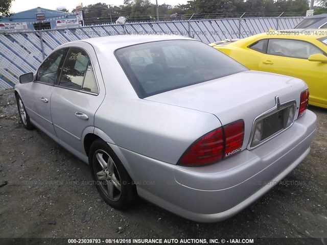 1LNHM87A01Y711992 - 2001 LINCOLN LS SILVER photo 3