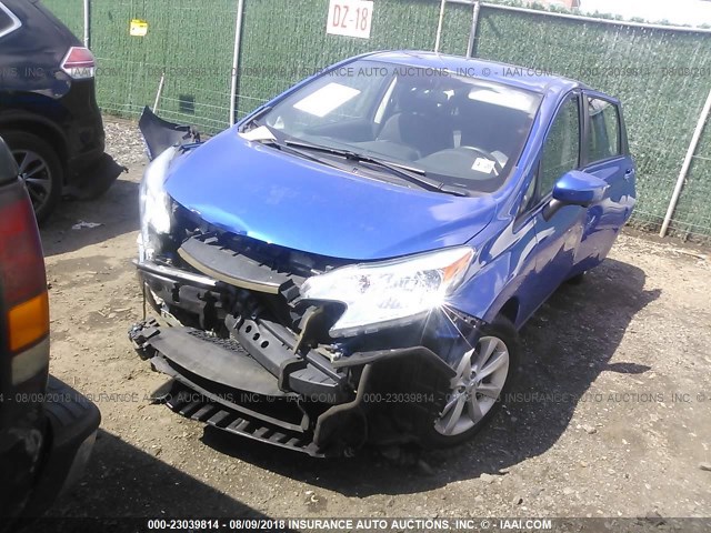 3N1CE2CP8FL419196 - 2015 NISSAN VERSA NOTE S/S PLUS/SV/SL/SR BLUE photo 2