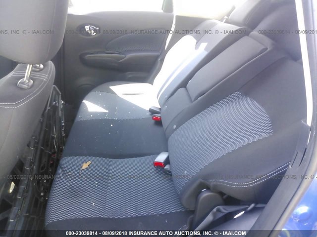 3N1CE2CP8FL419196 - 2015 NISSAN VERSA NOTE S/S PLUS/SV/SL/SR BLUE photo 8