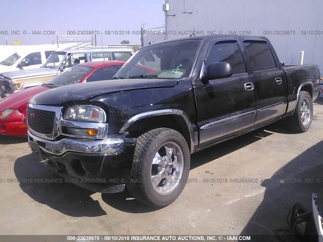 2GTEK13TX51189070 - 2005 GMC NEW SIERRA K1500 BLACK photo 2